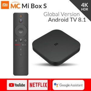 Xiaomi Mi Box - 4K Ultra HDR TV Streaming Media Player with Voice Search Remote