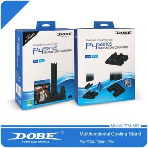 DOBE Multifunction Cooling Fan Stand for Sony PS4/PS4 Slim/PS4 Pro