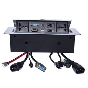 Multimedia Desktop HDMI AV VGA Free Connection box office conference Table Socket