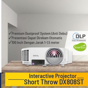 BenQ DX808ST 3400 Lumens Dustproof XGA Short Throw Education Projector