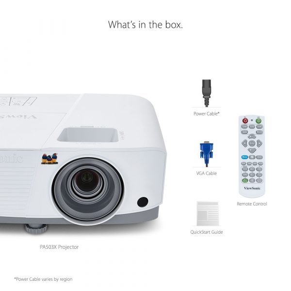 ViewSonic® PA503X 3600 Lumens XGA Business Projector - Image 9
