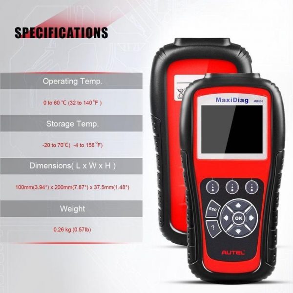 Autel MaxiDiag MD805 OBD2 Scanner Full System Diagnostic Tool - Image 6