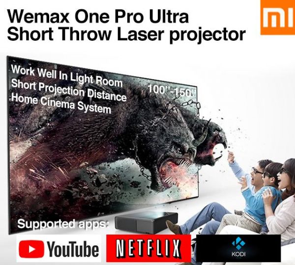 Xiaomi Wemax One Pro 7000 Lumens 4K Laser Projector - Image 4