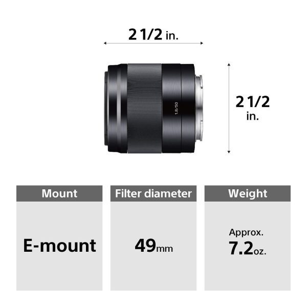 Sony E 50mm f/1.8 OSS Lens - Image 3