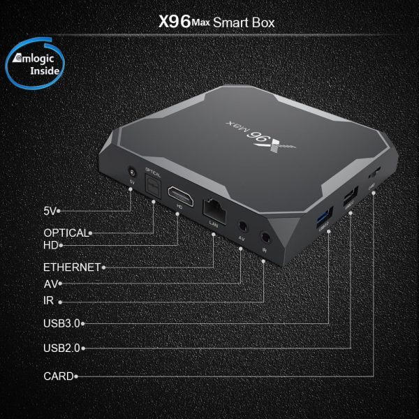 X96 MAX Amlogic S905X2 Android 8.1 4K TV Box - Image 4