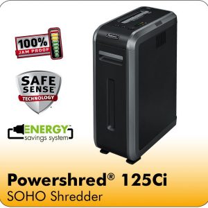 Fellowes® Powershred® 225Ci 100% Jam Proof Cross-Cut Shredder