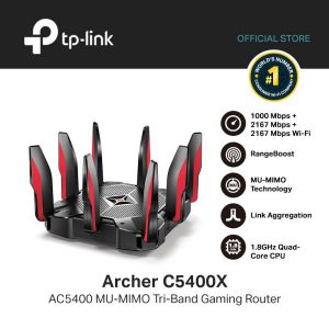 TP-Link Archer C5400X AC5400 MU-MIMO Tri-Band Gaming Router