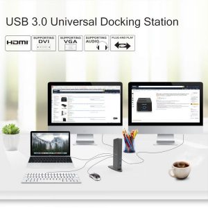 WAVLINK USB 3.0 & USB C Universal Docking Station