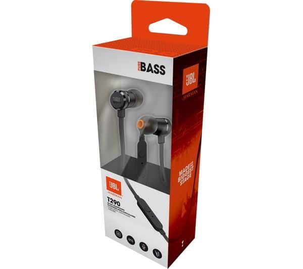 JBL T290 Pure Bass Sound Lightweight In-Ear Wired Stereo Headphones - Image 9