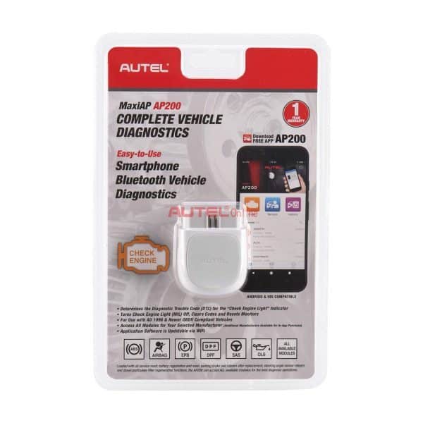 Autel AP200 Bluetooth OBD2 Scanner Code Reader with Full Systems Diagnoses - Image 12