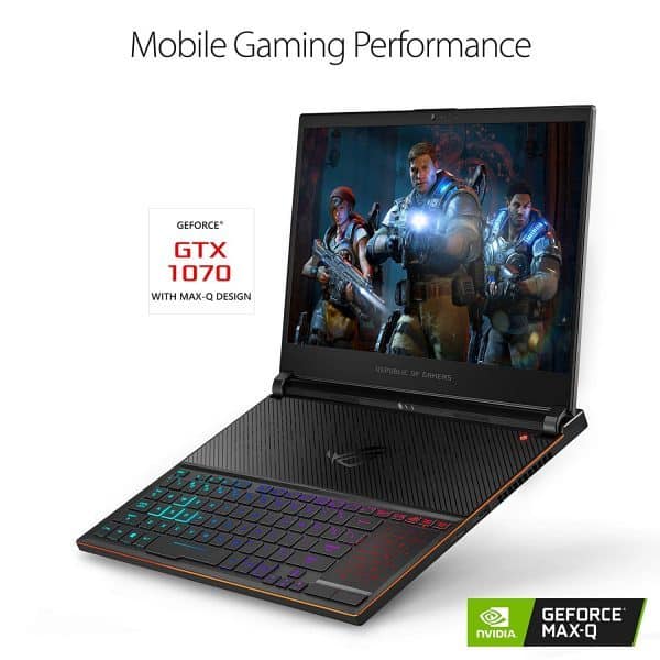 asus rog zephyrus s ultra slim gaming pc laptop