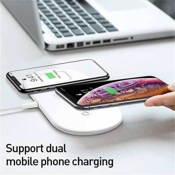 Baseus 10W Dual Seat Qi Wireless Charger