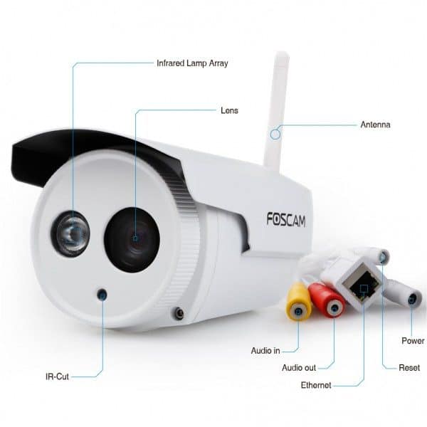 Foscam FI9803P HD Day/Night Outdoor Wireless IP Camera - Image 4