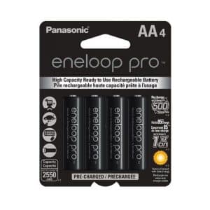 Panasonic Eneloop Pro Rechargeable AA Ni-MH Batteries