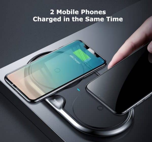Baseus 10W Dual Seat Qi Wireless Charger - Image 8