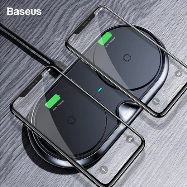 Baseus 10W Dual Seat Qi Wireless Charger - Image 9
