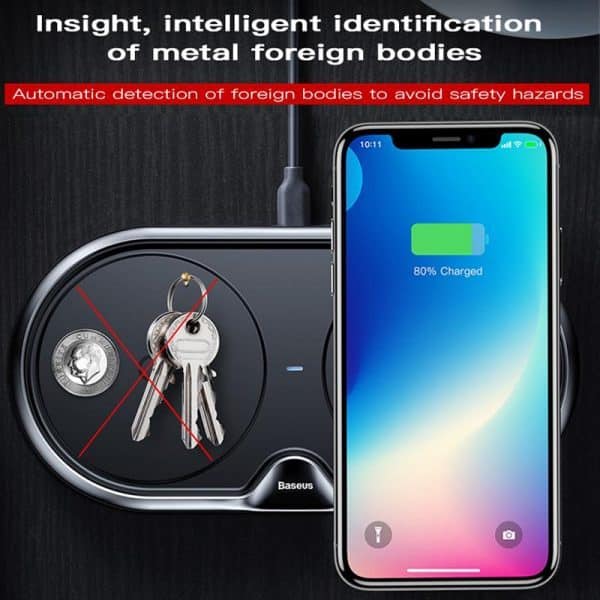 Baseus 10W Dual Seat Qi Wireless Charger - Image 2