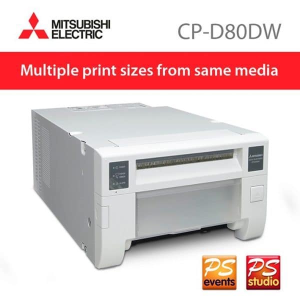 Mitsubishi CP-D80DW Rewind Function Thermal Transfer Color Photo Printer