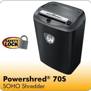 Fellowes® Powershred® 70S Cross-Cut Shredder
