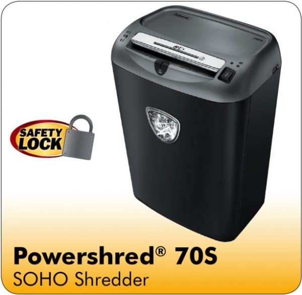 Fellowes® Powershred® 70S Cross-Cut Shredder