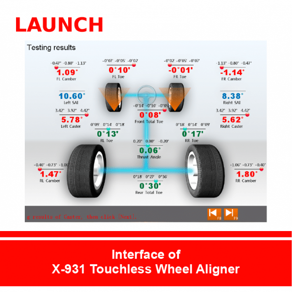 Launch X-931 Touchless Wheel Aligner - Image 8