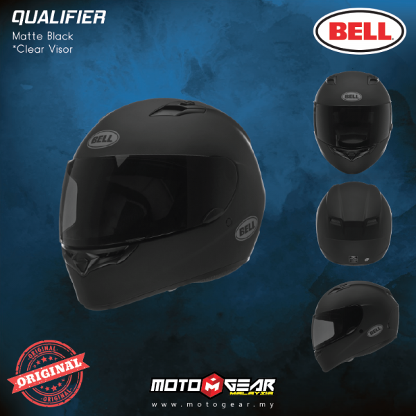 Bell Qualifier Full-Face Motorcycle Helmet Solid Matte Black, X-Small 