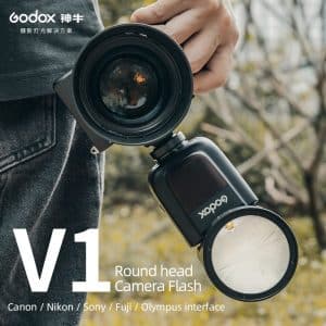 Godox V1C/N/S 2.4G TTL HSS 1/8000s Camera Flash