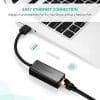 UGREEN RJ45 Ethernet Adapter with USB 2.0 Hub USB Network Adapter - Image 3