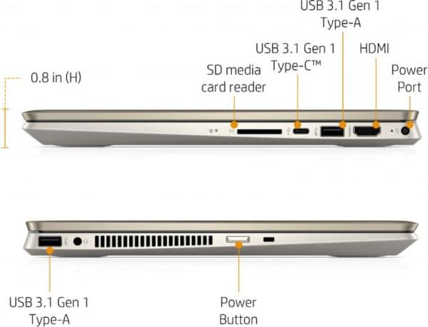 HP - Pavilion x360 2-in-1 14" Touch-Screen Laptop - 14M-DH1003DX - Image 5