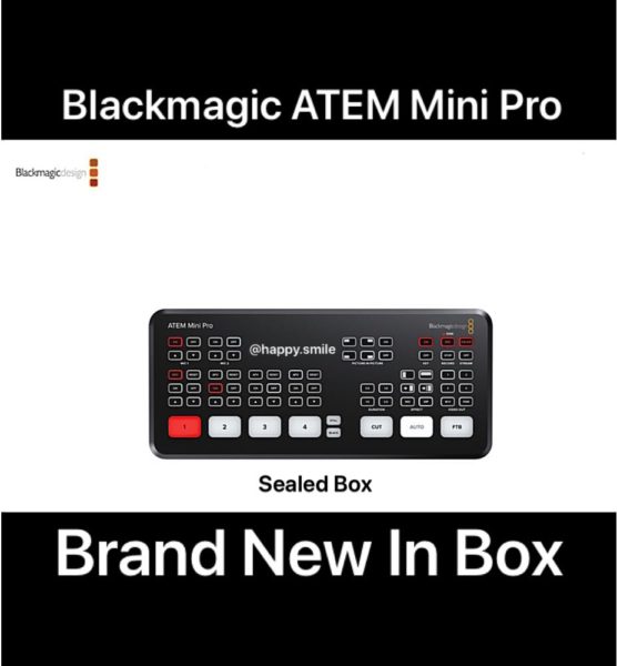 blackmagic design atem mini pro hdmi live stream switcher