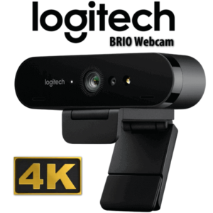 Logitech BRIO Webcam with 4K Ultra HD Video & HDR