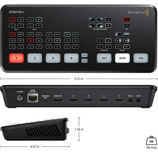 Blackmagic Design Atem Mini Dimensions Nairobi