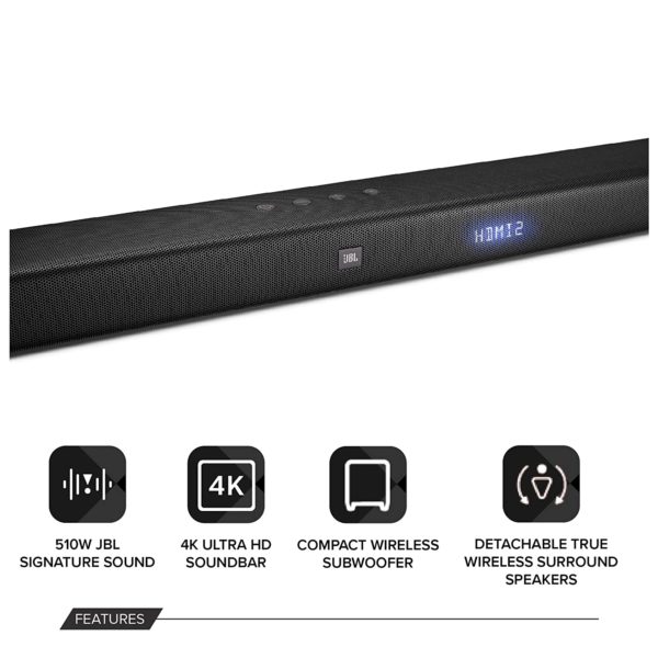 phone R Canada JBL Bar 5.1 | 4K Ultra HD Soundbar with Surround Speakers | Tech Nuggets