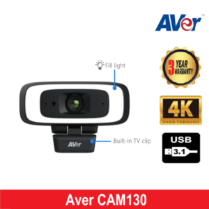 AVer CAM130 Compact Video Conferencing Webcam