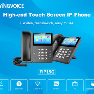 FlyingVoice FIP15G High-end Touch Screen IP Phone 2.4G Wi-Fi Wireless Phone with PoE